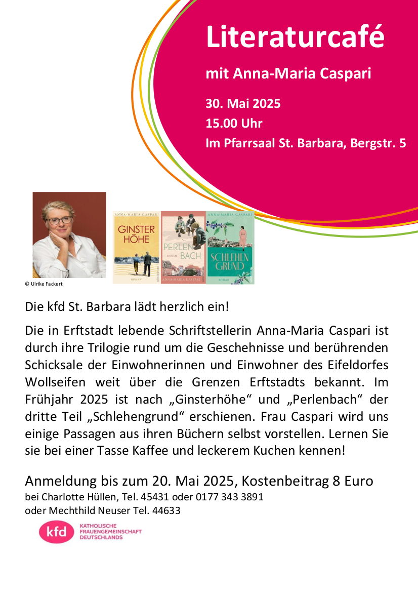 2025 05 30 Flyer Literaturcafé