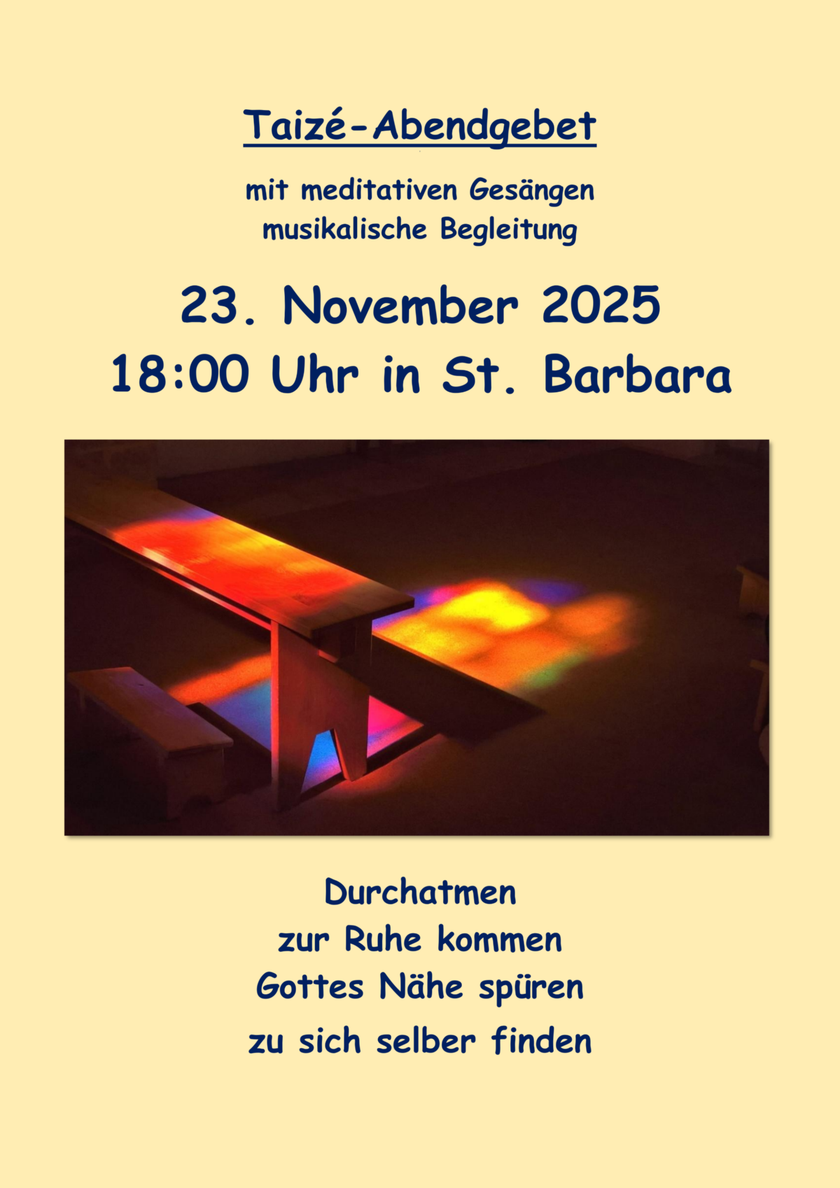 2025-11-23_Taizégebet_Plakat