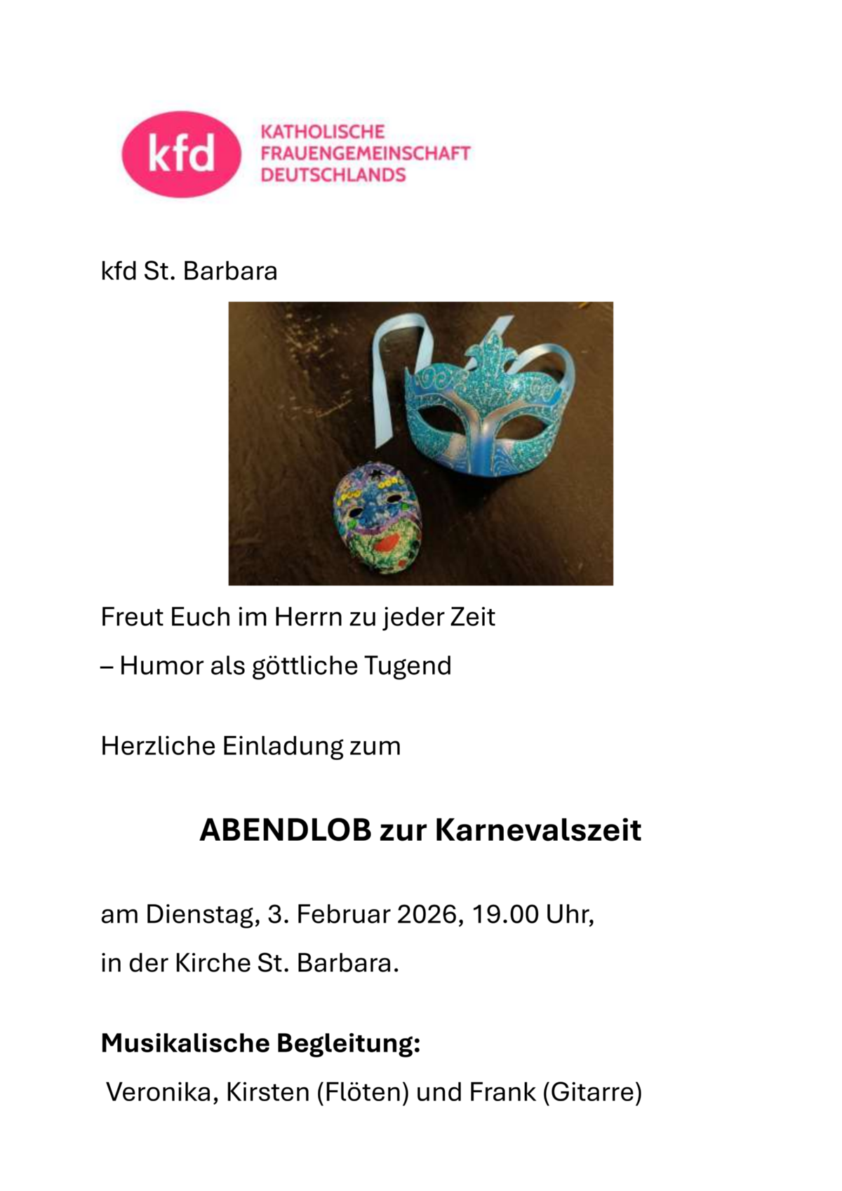 20260203 Ankündigung Abendlob
