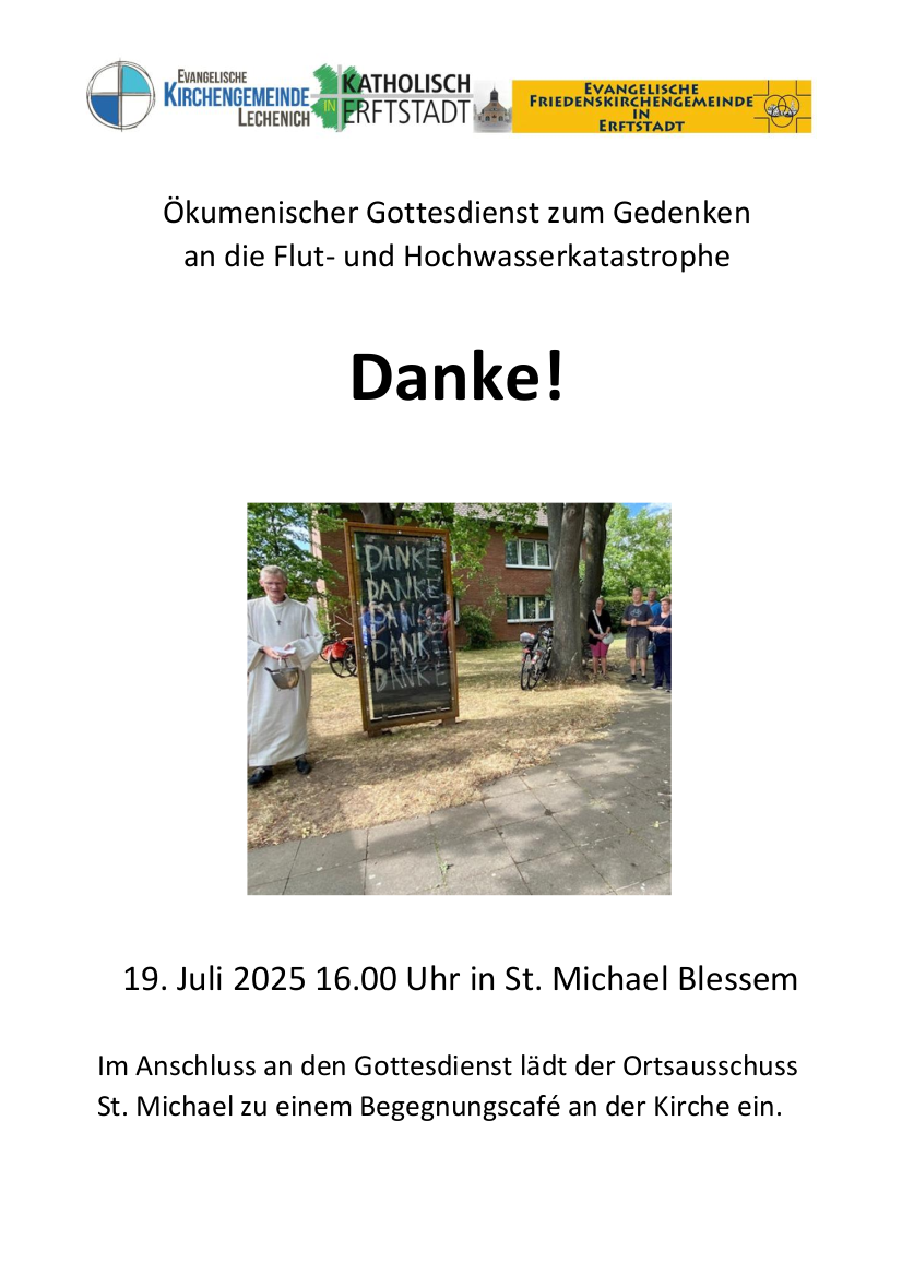 Plakat Flutgottesdienst