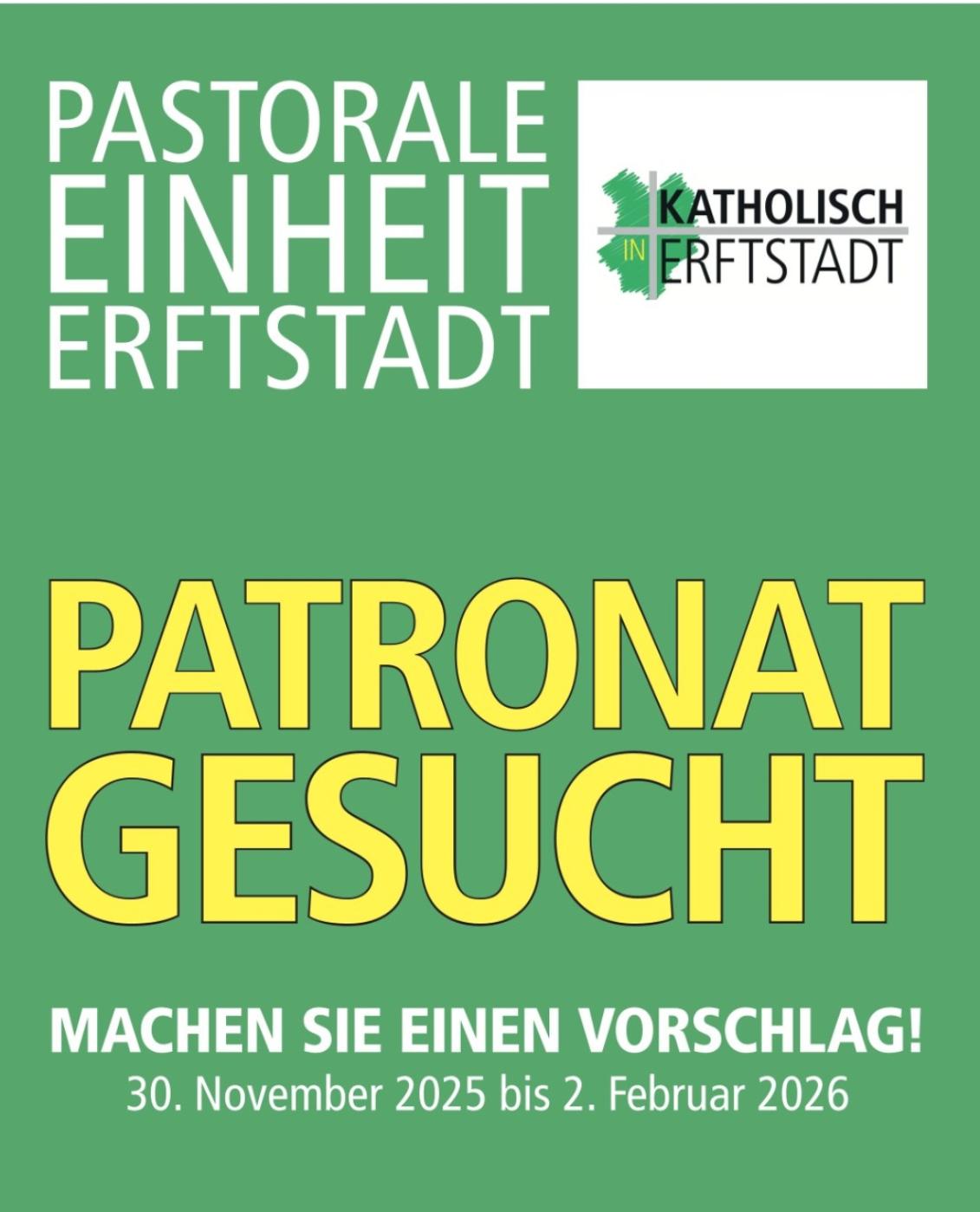 Plakat Vorschlag Patronat (c) katholisch-in-erftstadt.de Plakat Vorschlag Patronat